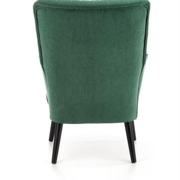 Фото1.Кресло DELGADO Halmar Темно-зеленый